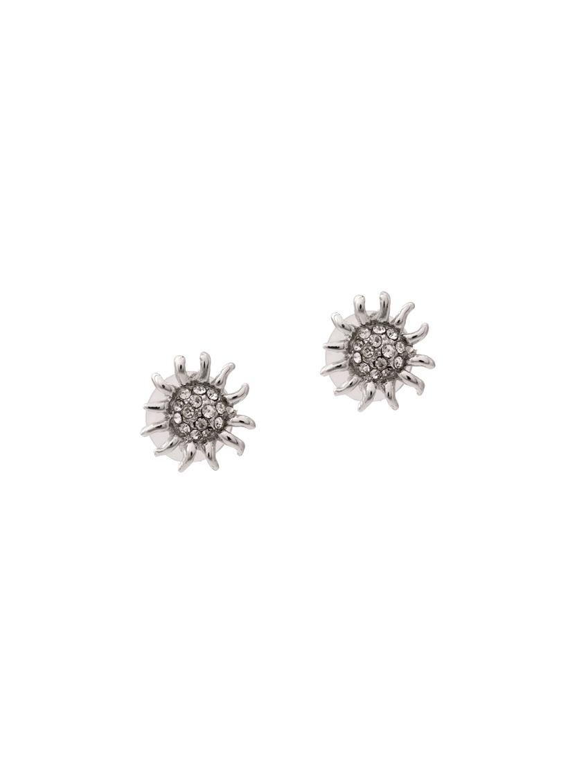 silver metal studs earring - 17542931 -  Standard Image - 1