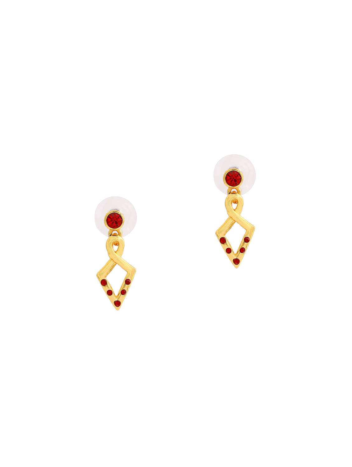 red metal drop earring - 17542979 -  Standard Image - 1