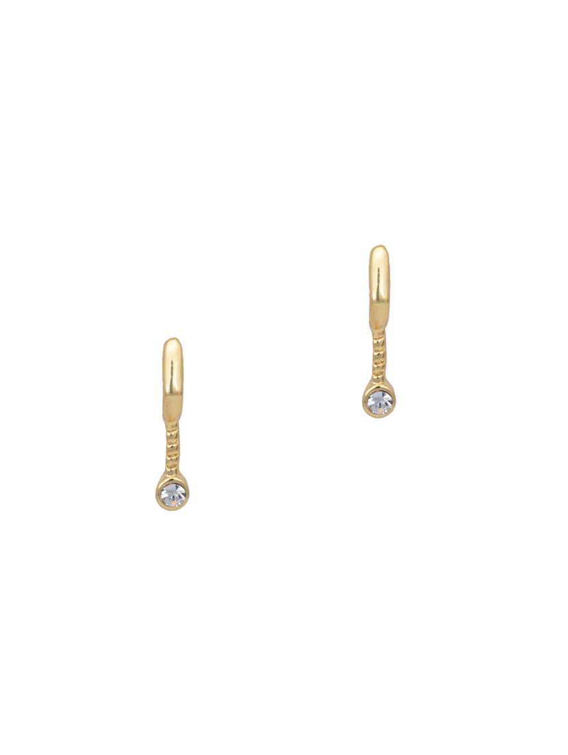 purple metal studs earring - 17542993 -  Standard Image - 1