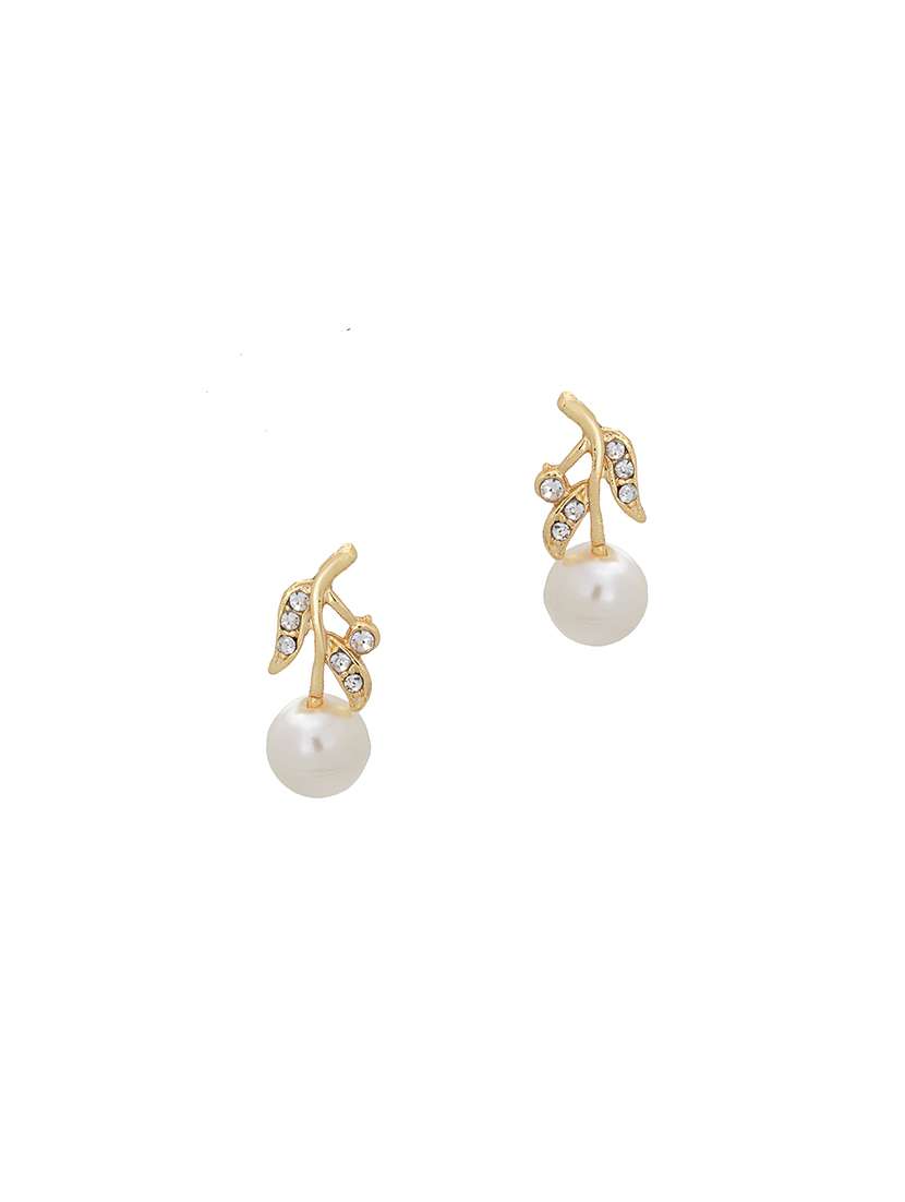 red metal studs earring - 17543003 -  Standard Image - 1