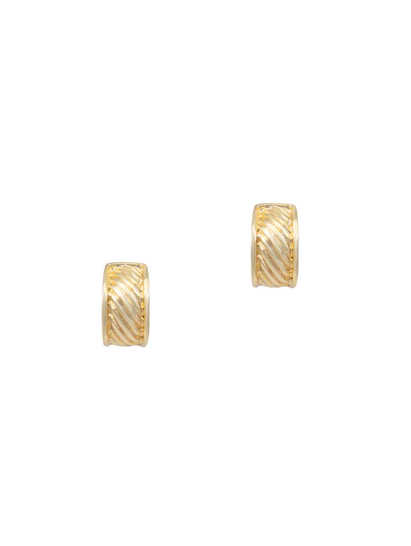 gold metal studs earring - 17543005 -  Standard Image - 1