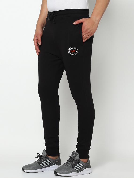 black solid jogger - 17543437 - Standard Image - 1