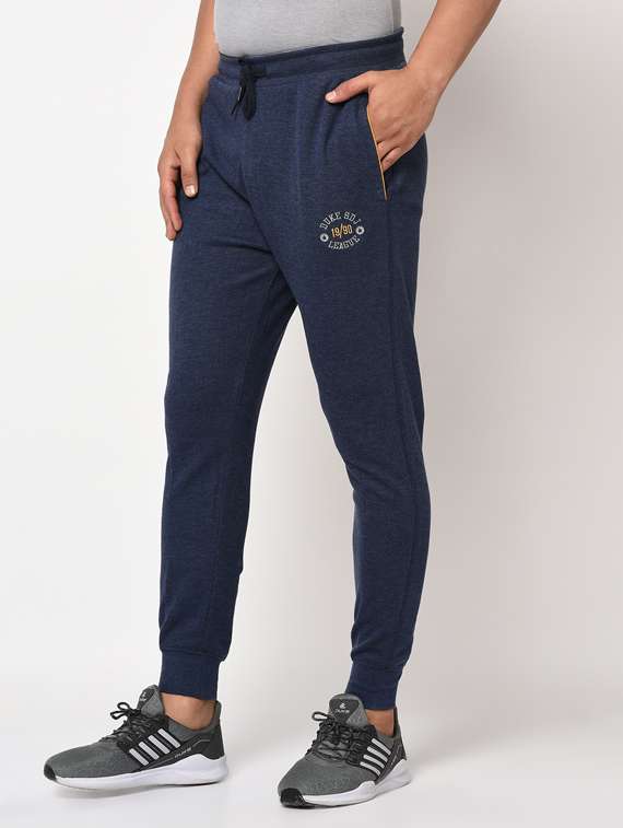 navy blue solid  jogger - 17543441 -  Standard Image - 1