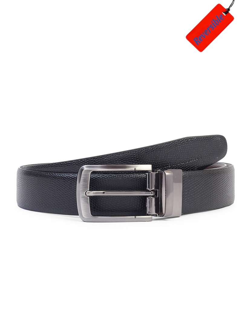 black leather belt