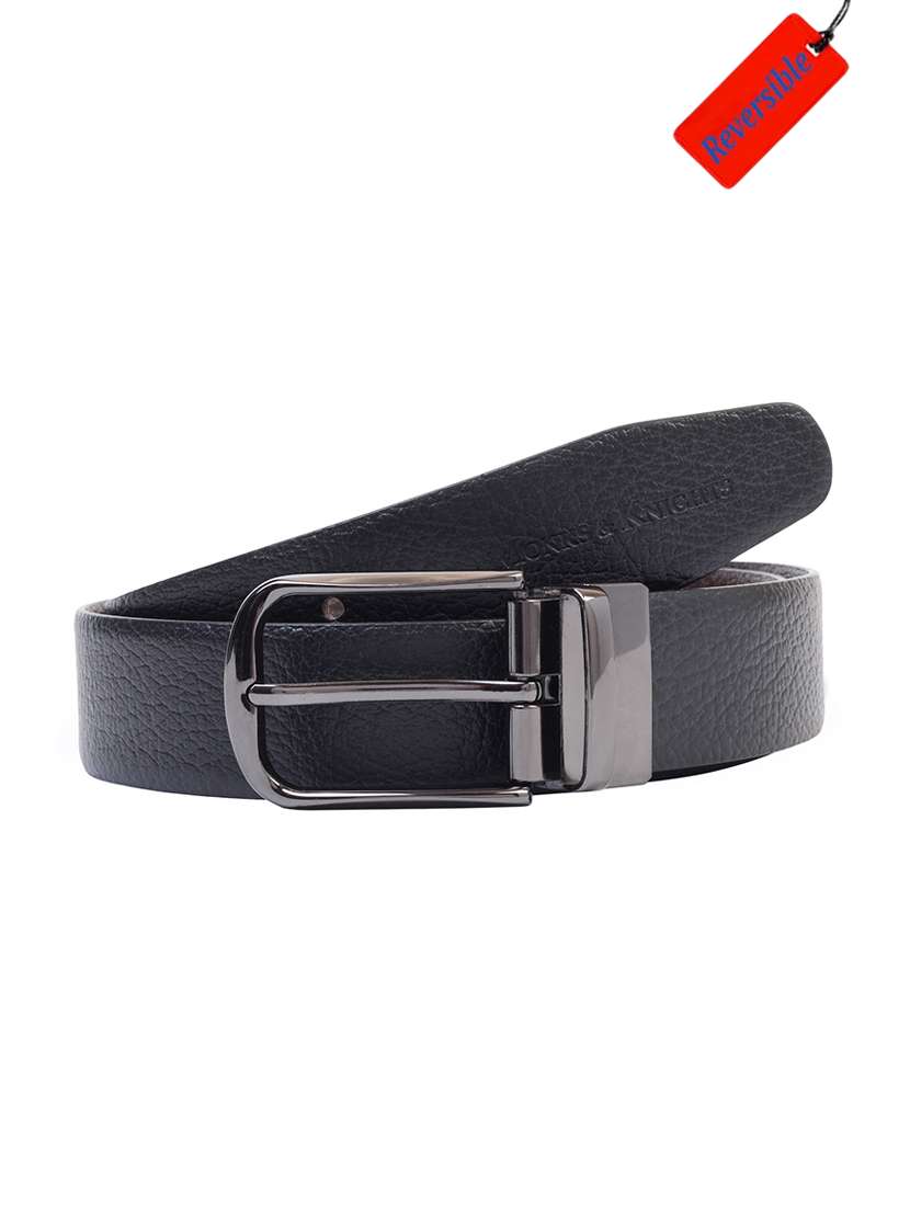 black leather belt