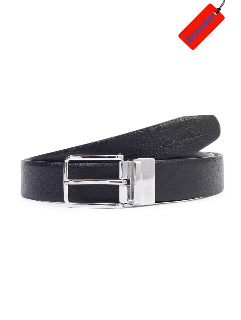 black leather belt