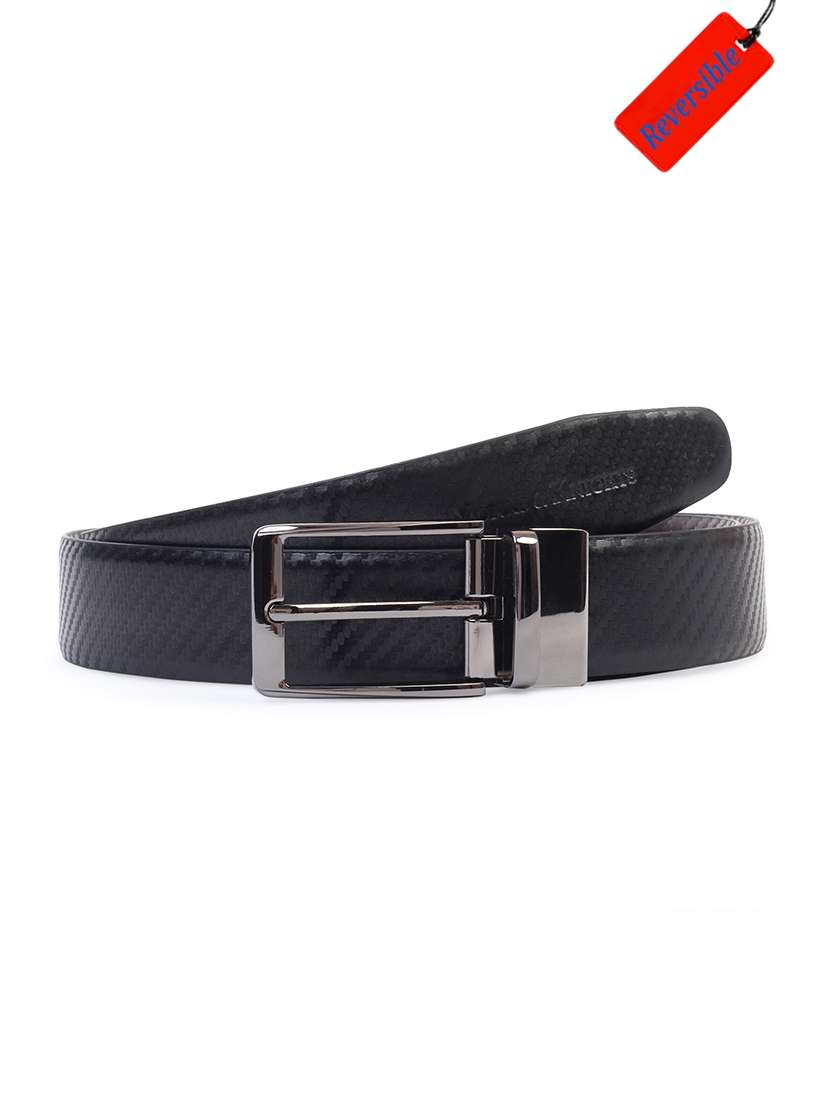 brown leather belt
