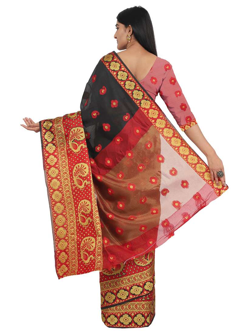 self design banarasi saree - 17545833 - Standard Image - 1