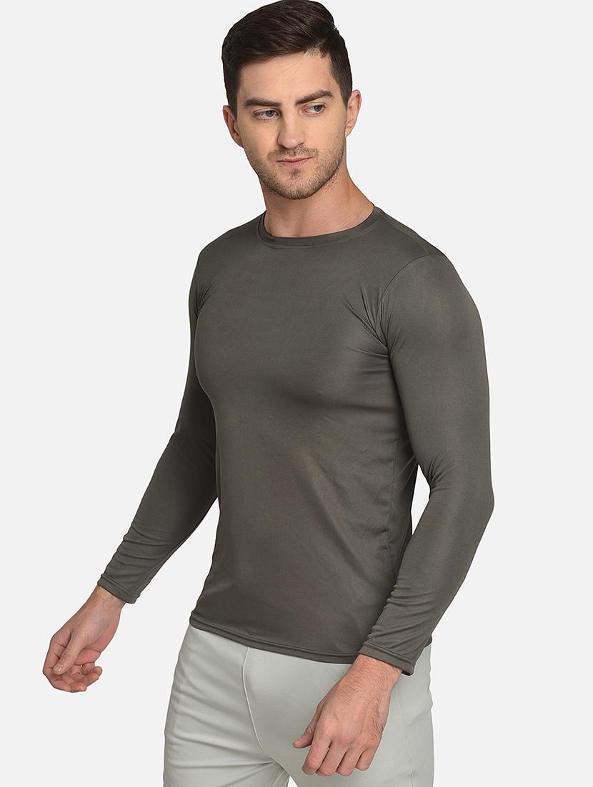 grey solid t-shirt - 17546864 -  Standard Image - 1