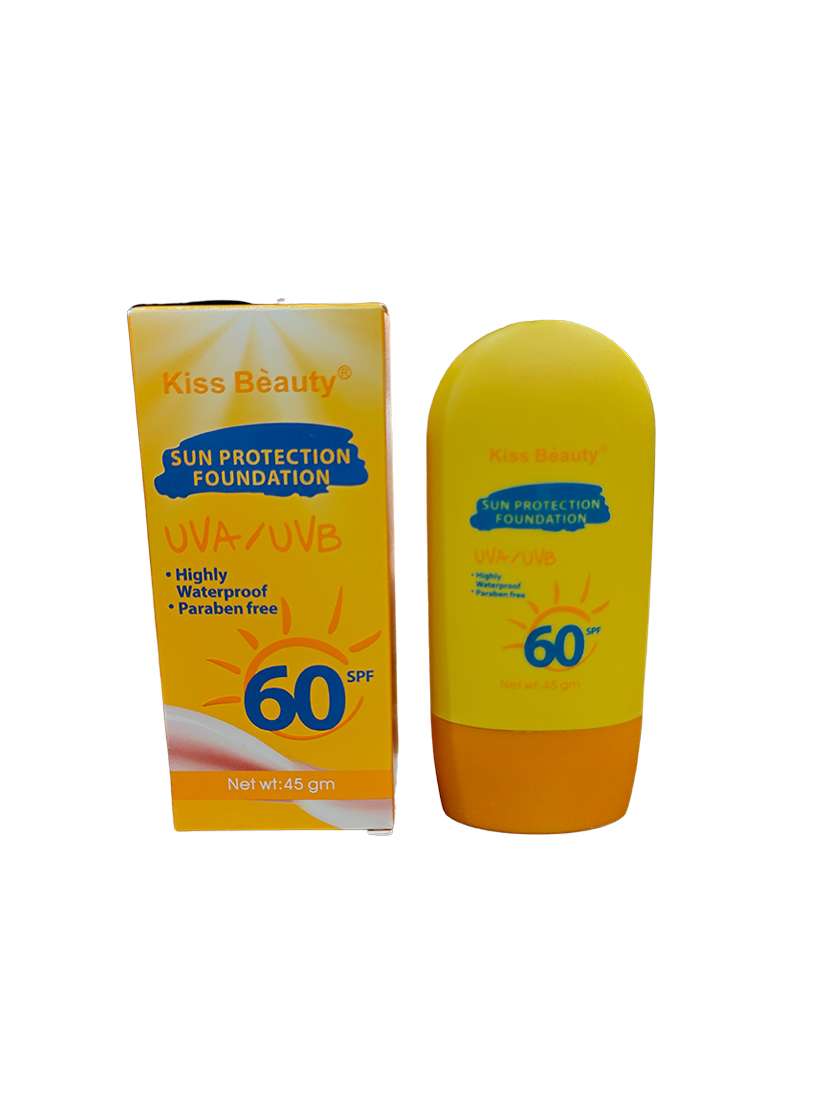 kiss beauty sun protection foundation with spf60