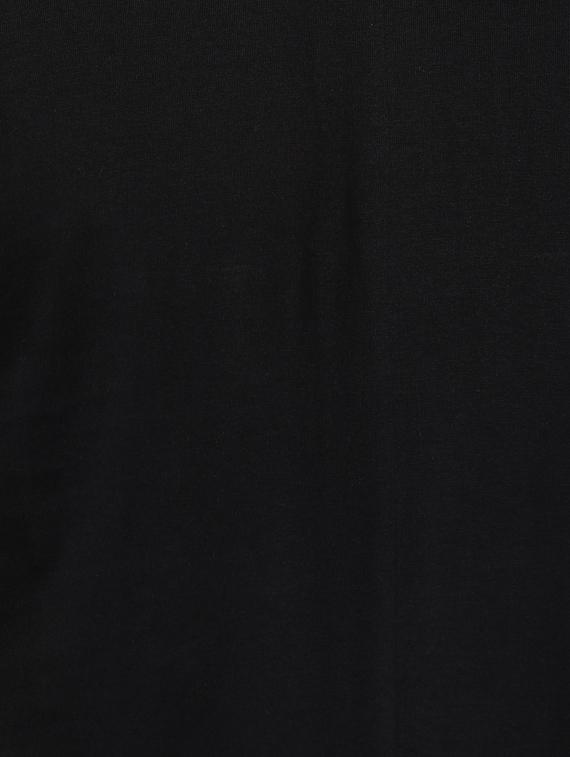 black solid t-shirt - 17548041 - Standard Image - 4