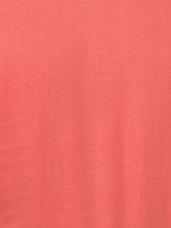 peach solid t-shirt - 17548044 - Standard Image - 4