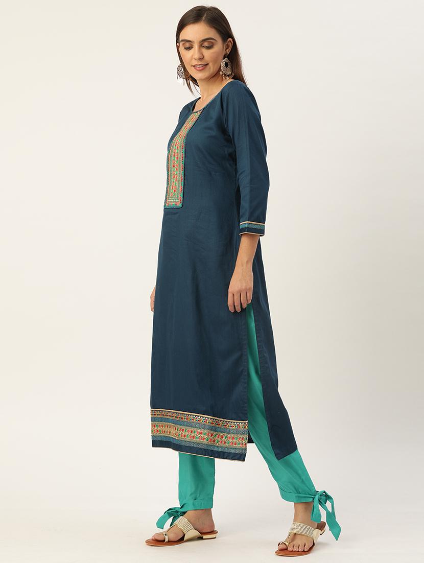 embroidered unstitched suit - 17548836 - Standard Image - 1