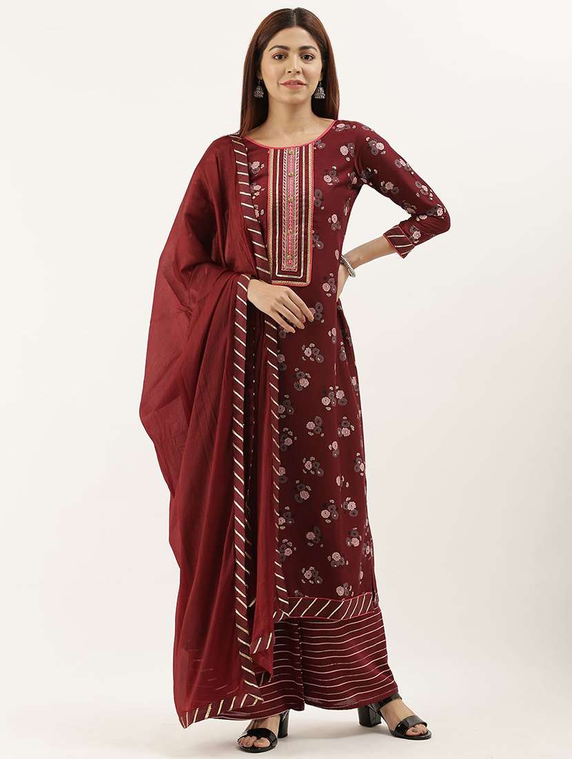 printed unstitched suit