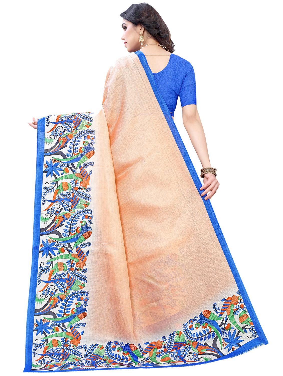 conversational printed saree - 17548932 - Standard Image - 1