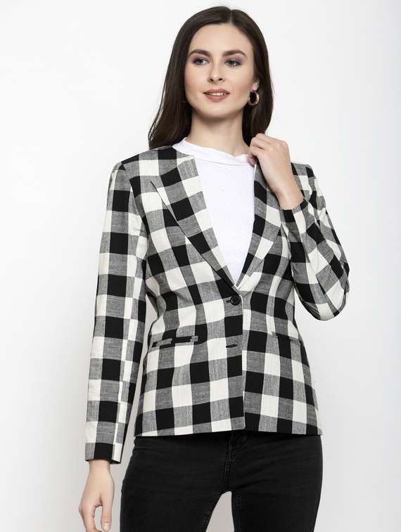 lapel neck casual blazer 
