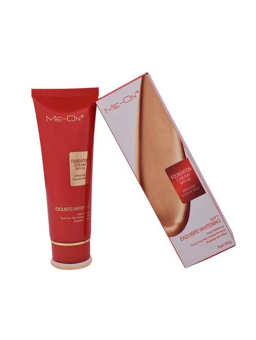 me-on exquisite whitening spf 20 foundation (red tube)