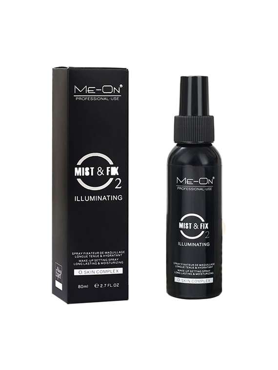 me-on illuminating mist & fix makeup fixer