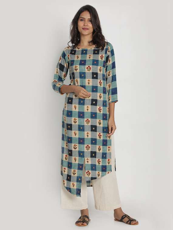 women's asymmetric kurta