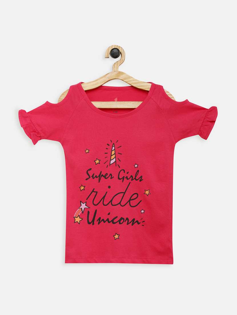 girls round neck top