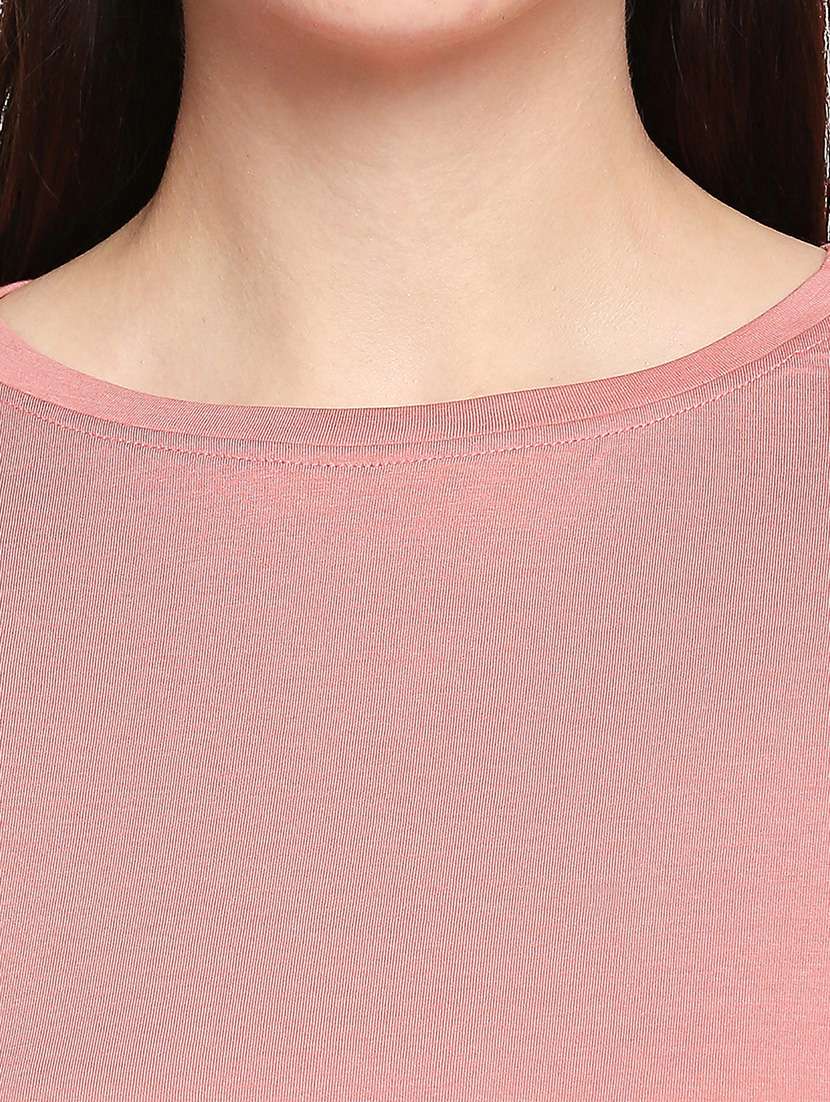 round neck solid tee  - 17553713 -  Standard Image - 4