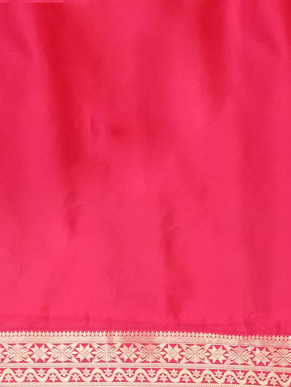 turquoise art silk banarasi saree - 17553885 -  Standard Image - 4