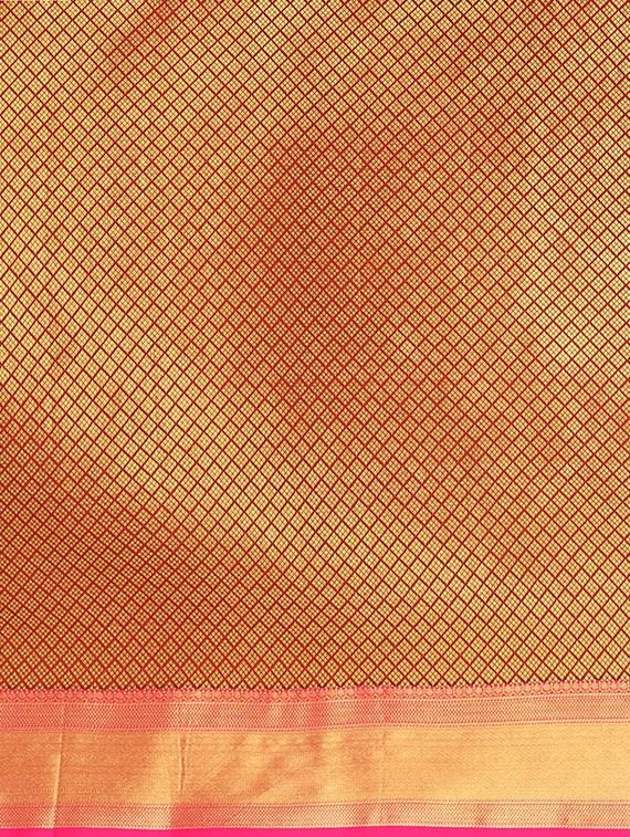self design banarasi saree with blouse - 17553909 - Standard Image - 4