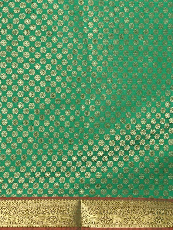 jacquard banarasi saree with blouse - 17553940 - Standard Image - 4