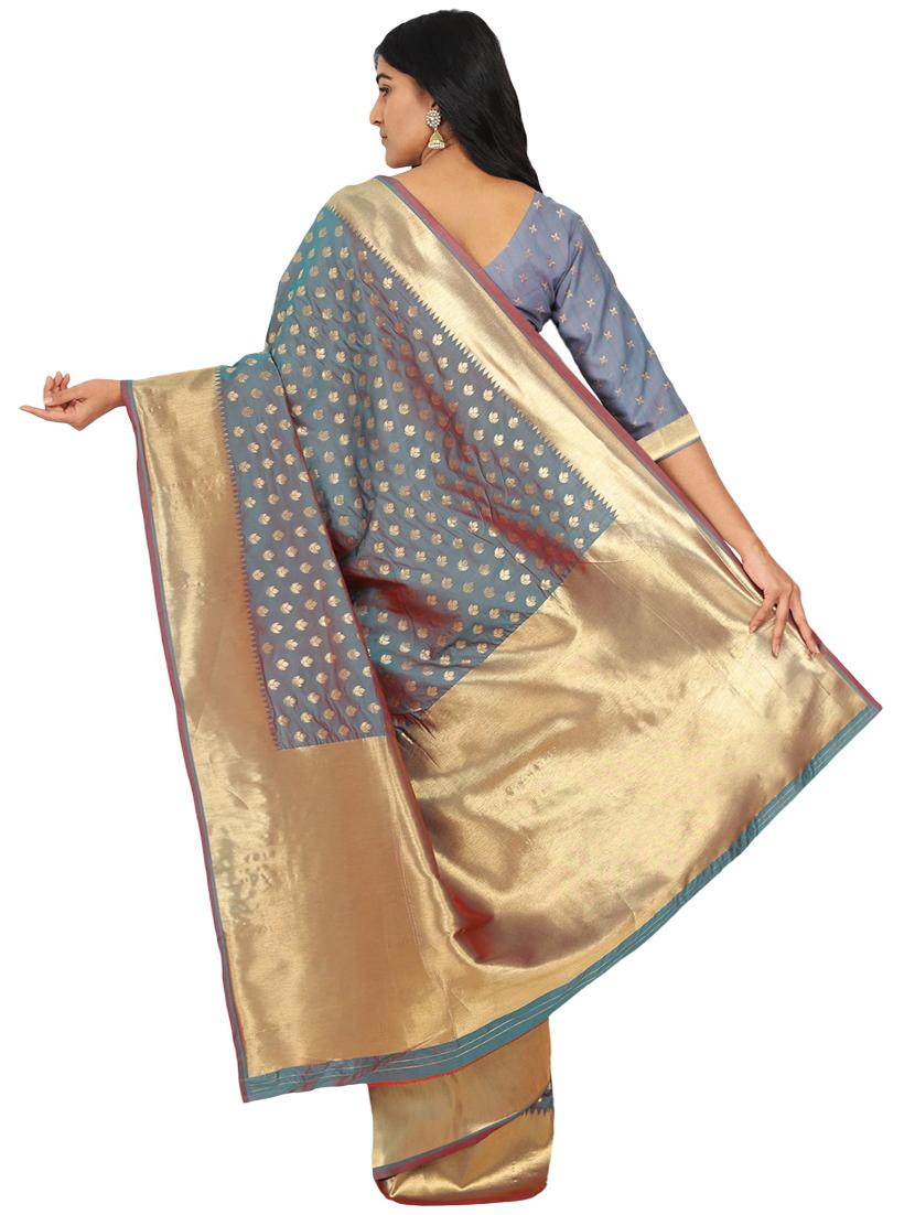 jacquard banarasi saree - 17553948 -  Standard Image - 1