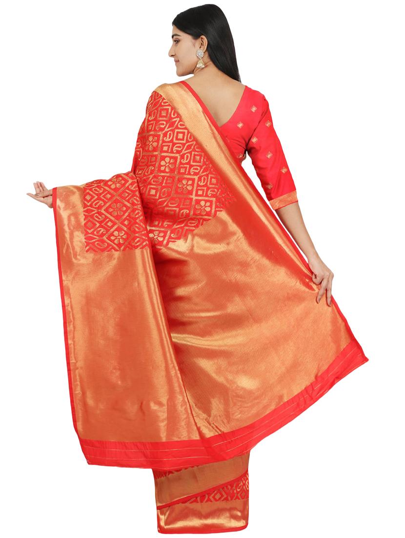 jacquard banarasi saree with blouse - 17553957 -  Standard Image - 1