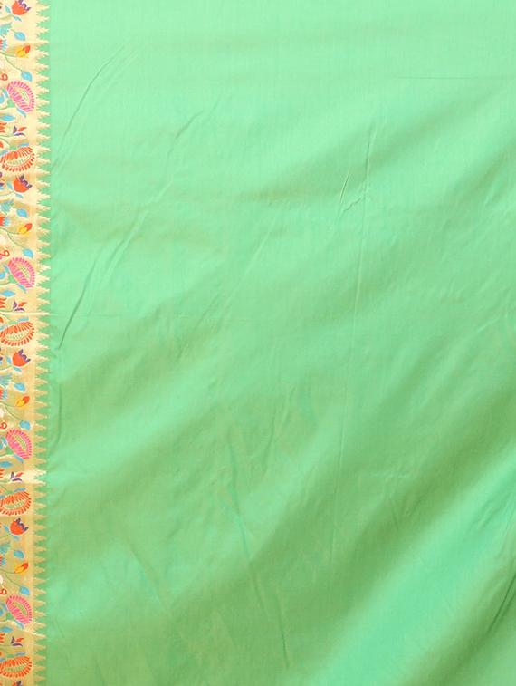 jacquard banarasi saree with blouse - 17553961 - Standard Image - 4