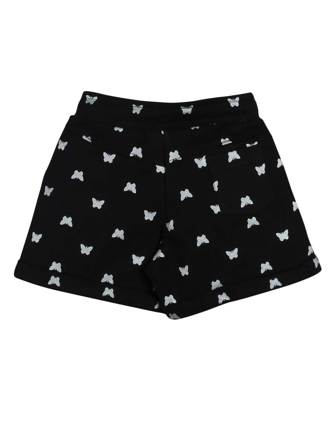 black printed shorts  - 17554083 -  Standard Image - 1
