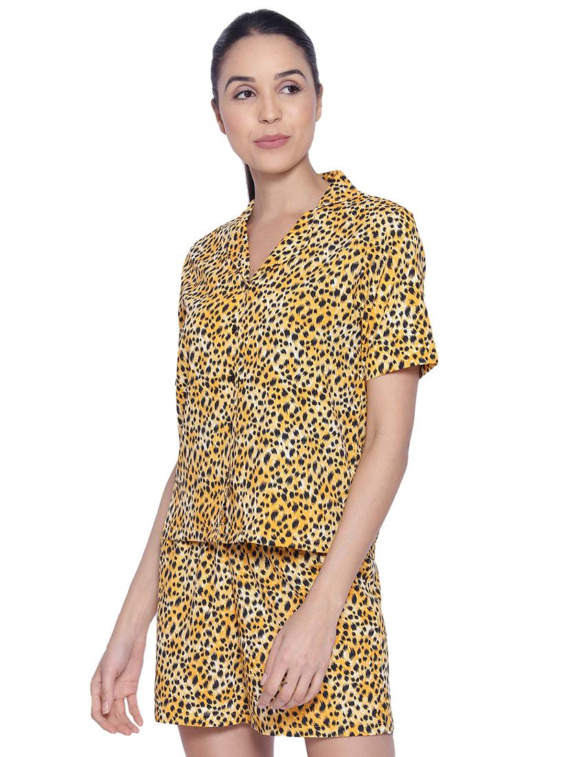 satin nightwear shorts set - 17554831 - Standard Image - 1