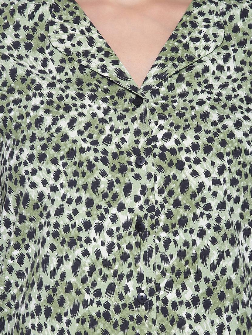 printed nightwear shorts set - 17554832 - Standard Image - 4