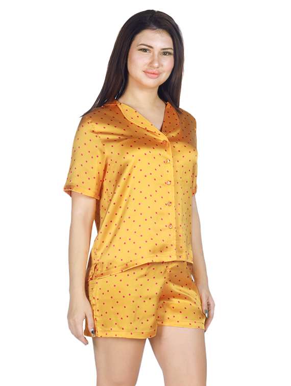 satin nightwear shorts set  - 17554834 -  Standard Image - 1