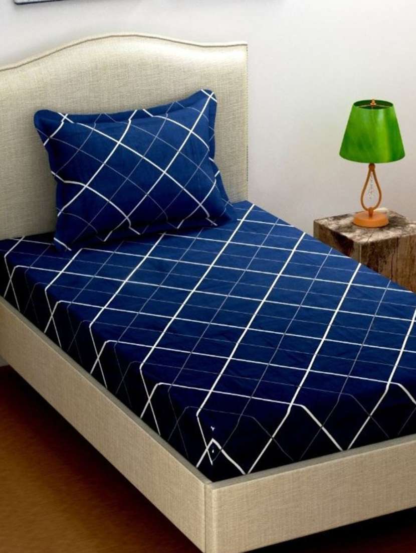 1 supersoft single bedsheet with 1 pillow cover