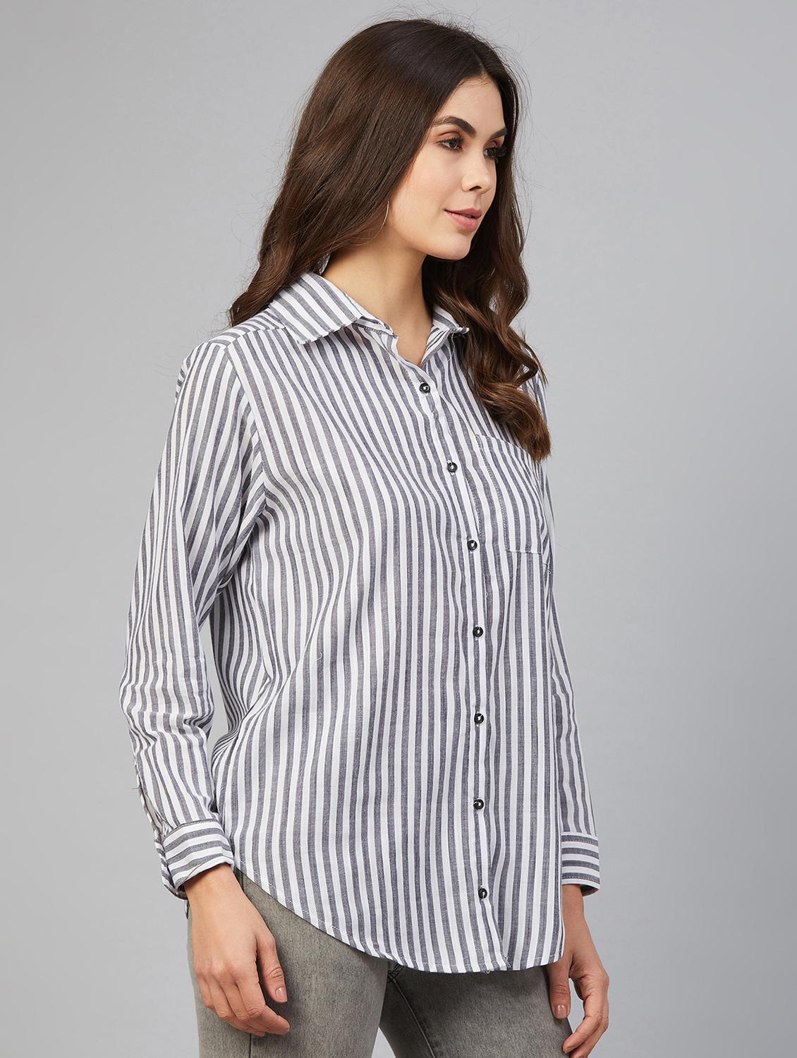 striped regular shirt - 17555299 -  Standard Image - 1