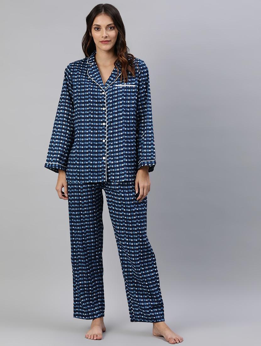 printed nightwear pyjama set 