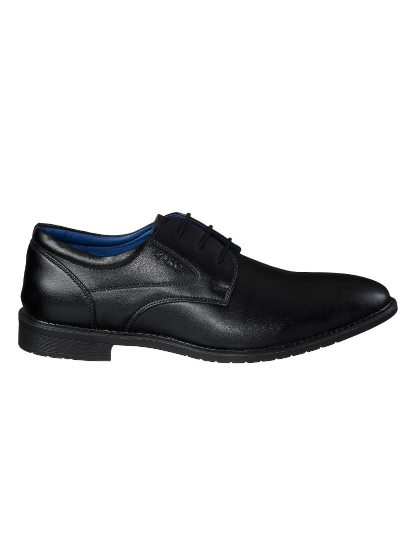 black synthetic lace up shoes - 17558213 -  Standard Image - 1