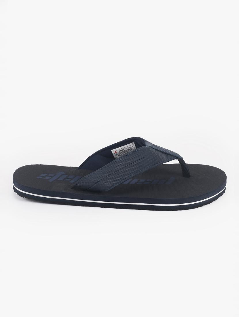 navy pu toe separator flip flops - 17558245 -  Standard Image - 1