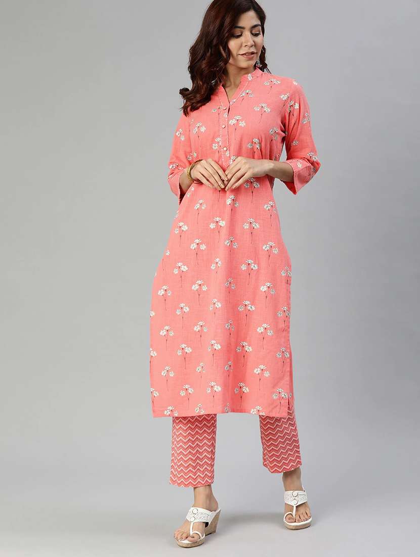 floral kurta pant set