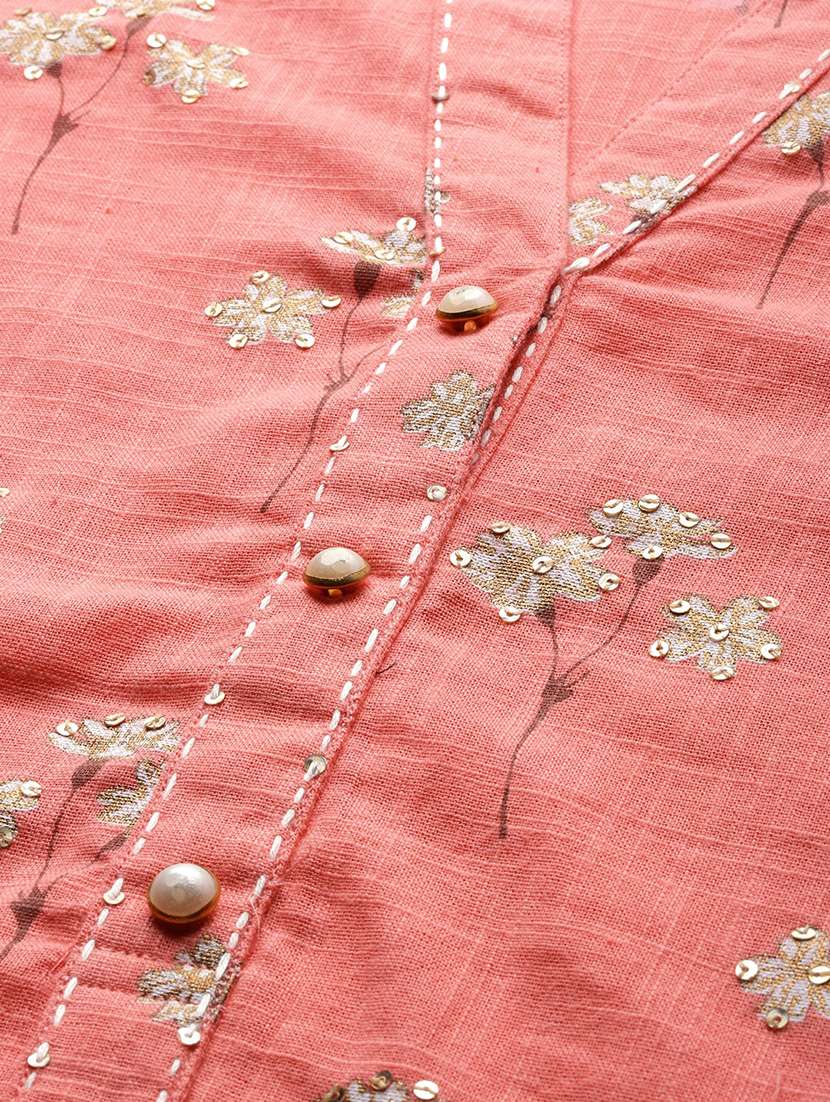 floral kurta pant set - 17558448 - Standard Image - 4
