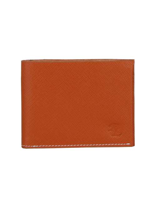orange leather wallet - 17558750 - Standard Image - 0