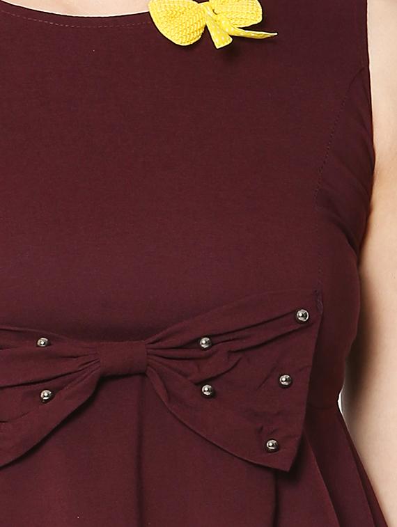 women's asymmetric round neck top - 17562504 - Standard Image - 4