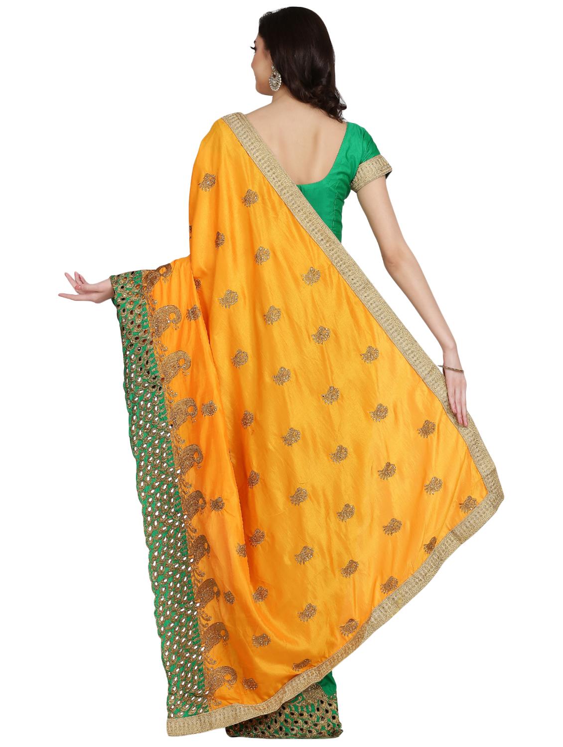 women's embroidered saree - 17563291 - Standard Image - 1
