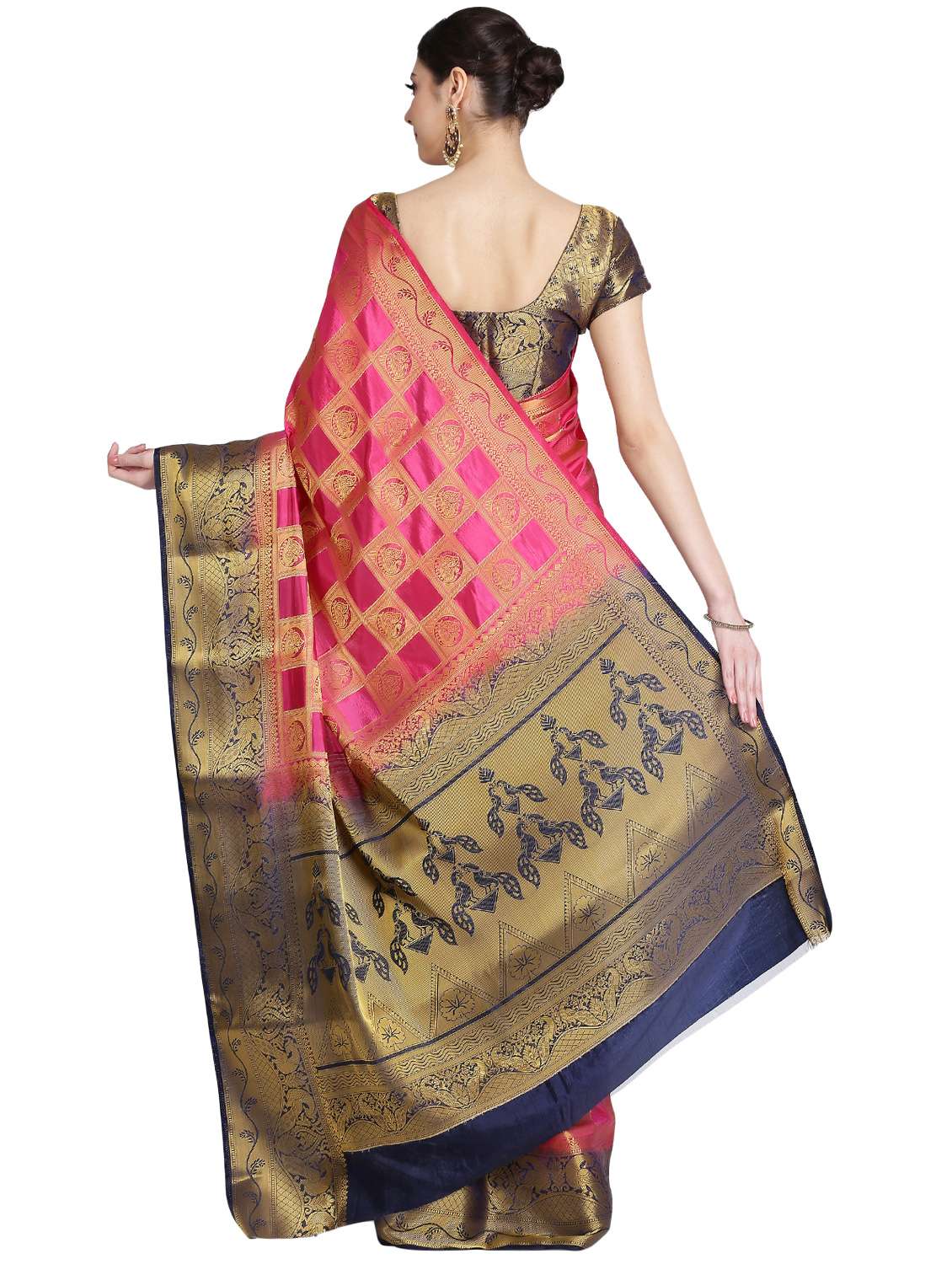 women's banarasi saree with blouse - 17563296 -  Standard Image - 1