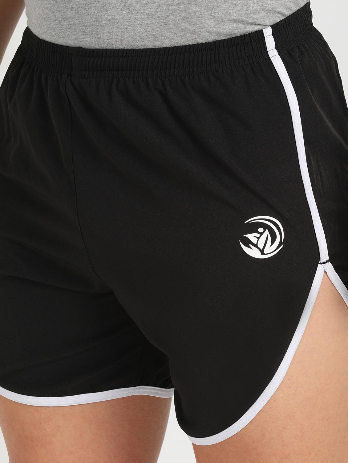 black side striped shorts - 17563373 - Standard Image - 4