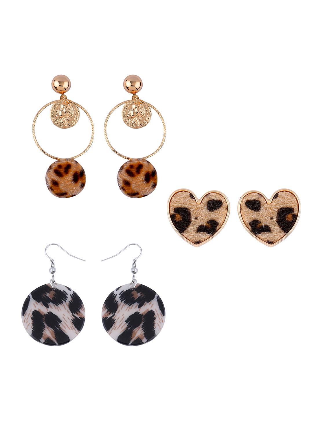 multi colored metal drop earrings - 17563829 - Zoom Image - 0