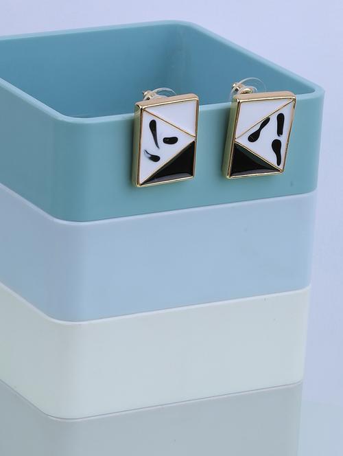 multi colored metal drop earring - 17563890 -  Standard Image - 0