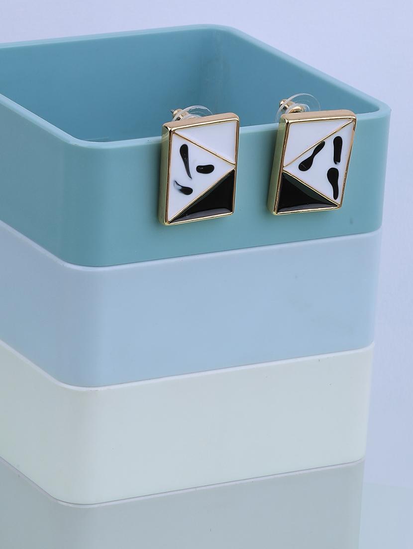 multi colored metal drop earring - 17563890 -  Zoom Image - 0